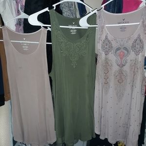 Lot of 3 aeo soft and sexy tanks